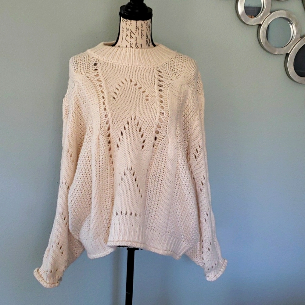 Cream Sweater medium
